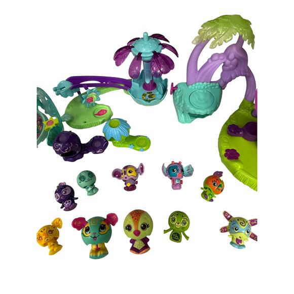 Spinmasters Zoobles Animals Playsets Bird Fish Habitat Lot GS - Picture 3 of 7